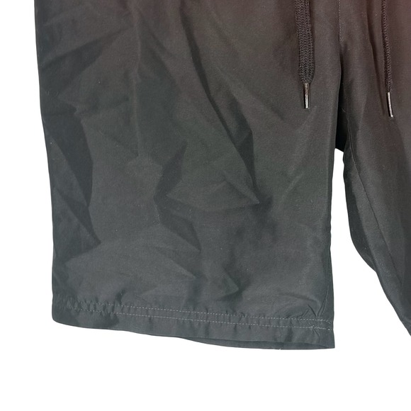 VTG Op Ocean Pacific Women Board Shorts Medium Black Retro Y2K Rainbow Surf Swim - Picture 7 of 10